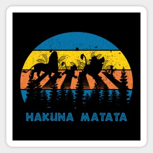 Hakuna Matata Retro Magnet